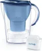 A blue Brita water filter pitcher and one filter cartridge are displayed against a white background. Náhled obrázku produktu