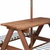 Picknicktisch aus Holz ab 2 Jahren mit Sonnenschirm und Produktbild-Vorschau 4