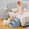 PawHut Honden trap - Trap voor huisdieren - Kiefer - 44,5 x Productafbeelding-voorbeeld 2