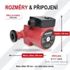 AVANSA 25-6/180 oběhové čerpadlo pro topení 230 V – DN25 Náhled obrázku produktu 4