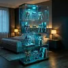 INONEFT - Vetrina espositiva in vetro con illuminazione a Anteprima dell’immagine prodotto 2