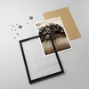 Gerahmtes Poster - Schwarzer Rahmen - Baum Feld Natur - Produktbild-Vorschau 4