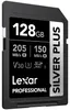 Lexar Professional SILVER PLUS, 128 GB, SDXC, Klasa 3, Podgląd zdjęcia produktu 3