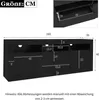 okwish TV-Schrank TV-Lowboard mit LED-Beleuchtung und Smart Produktbild-Vorschau 7