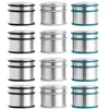 12er Set Türstopper Edelstahl Türpuffer Massiv Je 1,1 kg Produktbild-Vorschau 1