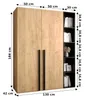 Kleiderschrank, Garderobenschrank, Dielenmöbel MIRO 11 Produktbild-Vorschau 4