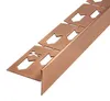 Profilo Doccia Pendenzato Rea 120 Cm Right Rame Spazzolato Anteprima dell’immagine prodotto 1