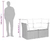 VidaXL 366217, 2 siedz., Kremowy, 110 kg, 1240 mm, 620 mm, Podgląd zdjęcia produktu 8