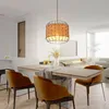 Hängeleuchte, Käfig-Design, Holzoptik braun,  H 120cm Produktbild-Vorschau 12