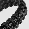 SERASAR | Bracciale in pelle da uomo [Acciaio] con doppia Anteprima dell’immagine prodotto 8