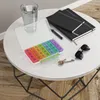 WELLGRO Tablettenbox für 7 Tage - Pillendose je 4 Fächer Produktbild-Vorschau 5