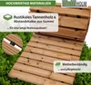 2x Holzpfad ausrollbar 250x43x2 cm rustikales Tannenholz Produktbild-Vorschau 2