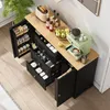 okwish sideboard kuchyňská skříň se 3 zásuvkami a 2 dveřmi Náhled obrázku produktu 2