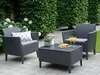 Keter 17205935 Allibert Salemo WS Balcony Set Lounge Set Voir les images du produit 7