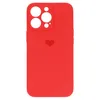 SILICONE HEART CASE Rot für Apple iPhone 13 Pro Produktbild-Vorschau 4