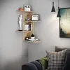 VCM - Wood Wall Rack Narożnik Shelf Shelf Balos Podgląd zdjęcia produktu 3