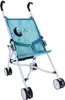 Puppenbuggy Luisa Türkis Nachthimmel Motiv für Puppen bis Produktbild-Vorschau 1