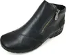 A single black ankle boot is shown against a white background. Produktbild-Vorschau