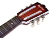 Close-up of the headstock and neck of an acoustic guitar. Náhľad obrázku produktu