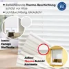 Premium Thermo Plissee lichtdurchlässig, Cremeweiß, 100x130 Produktbild-Vorschau 2