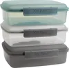 Lunchbox 3er-Set mit Trennfach, Silicondichtung, Produktbild-Vorschau 1