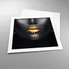 Poster - Poster ohne Rahmen - Gold Mund Schwarz - 50x50 cm Produktbild-Vorschau 3
