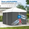 Sekey 2 Seitenteile für 3x3 /3x6m/3x9m pavillon mit Produktbild-Vorschau 6