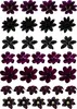 Waffel Schwarze Lilienblüten Kuchen essbare Dekoration - 32 Produktbild-Vorschau 2