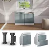 Küchenschrank für Dachschrägen Vicco R-Line Blau-Grau 60 cm Produktbild-Vorschau 2