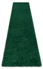 Tapis, le tapis de couloir SOFFI shaggy 5cm bouteille verte Voir les images du produit 1