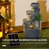 Outsunny Gartenbrunnen, Springbrunnen, Solar Wasserbrunnen Produktbild-Vorschau 4