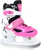 A single pink and white inline skate is shown against a white background. Náhľad obrázku produktu