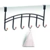 Zeller Turgarderobe - schwarz - 6 Haken - 41 cm - Produktbild-Vorschau 1