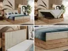 Boxspringbett, Zwei Bettkästen, Komplett-Set mit Matratze Produktbild-Vorschau 2