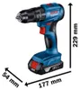 Akku-Schlagbohrschrauber GSB 18V-45 Professional, 18Volt Produktbild-Vorschau 4