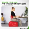 Tunturi Anti Burst Fitness Ball avec Pompe - Ballon de yoga Voir les images du produit 6