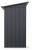 Aga Casetta da giardino 163x182x89 cm Grigio scuro Anteprima dell’immagine prodotto 2