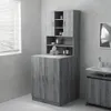 vidaXL Szafka pod pralkę Szara Sonoma 71x71,5x91,5 cm Podgląd zdjęcia produktu 9