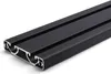 Länge 630mm - Aluminiumprofil schwarz 80x16E I-Typ Nut 8 Produktbild-Vorschau 1