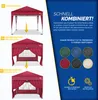 tillvex® 2X boční stěna červená pro pavilon 3x3m & 3x6m | Náhled obrázku produktu 4