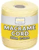 Creative Deco 200m Pastel-Gelb Makramee-Garn Produktbild-Vorschau 1