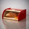 FALKENBERGER Brotkasten aus Holz Buche Rot ca. 39x29x18cm Produktbild-Vorschau 7