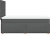 The Living Store Boxspringbett mit Matratze Dunkelgrau Produktbild-Vorschau 8