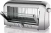 A studio shot of a toaster with its glass door open. Podgląd zdjęcia produktu