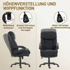 Chefsessel Ergonomisch Bürostuhl bis 200 kg mit Samtoptik, Produktbild-Vorschau 5