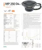 Hertz MILLE PRO MP 250 D4.3 Subwoofer 25 cm Voir les images du produit 9