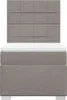 Hochwertig Boxspringbett mit Matratze Taupe 100x200 cm Produktbild-Vorschau 6