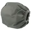 A gray fabric dust bag or filter for a vacuum cleaner, shown against a white background. Produktbild-Vorschau