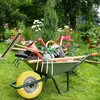 Relaxdays Koło do taczki 4.80 4.00-8, opony z pełnej gumy, Podgląd zdjęcia produktu 3