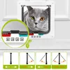 Haustierklappe für Katzen & Hunde, 4-Wege-Verschluss, Weiß, Produktbild-Vorschau 2